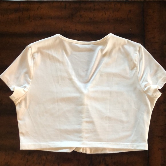 SOLD! - Shein White Crop top XL - Picture 6 of 6